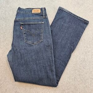 Levi's 515 Bootcut Women's 30/30 Blue Medium Wash Stretch Denim Jeans Western